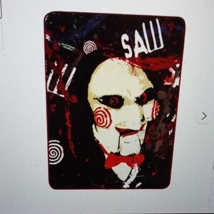 SAW Splatter Fleece Throw Blanket